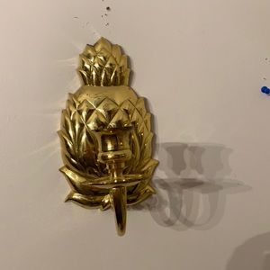 Pineapple candle sconce